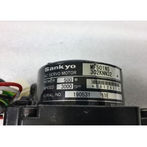 Nidec Sankyo Industrial 500W Industrial AC Servo Motor MF501NS302KNN32 3000RPM
