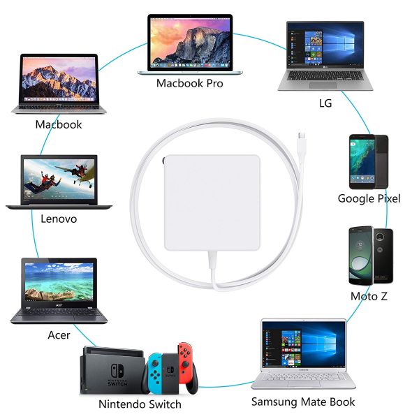 61W AC DC Computer Charger Adapter 20.3V 3A For Xiaomi Laptop And Tablet