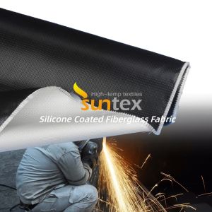 Liquid Silicone Rubber Coated Fiberglass Cloth High Temperature Fireproof Fabric