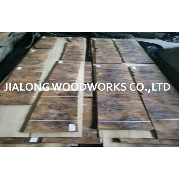 Buy Black Walnut Wood Burl Veneer Sheet Natural Sliced Top Grade at wholesale prices