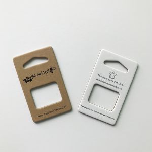 Eco Friendly Cardboard Collar Hangers Paper Hangers For Pets Collars Leash