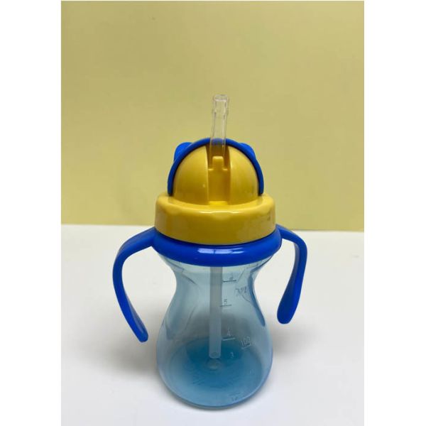 Buy 6oz Baby Weighted Straw Cup With Flip Lid Customized Logo at wholesale prices