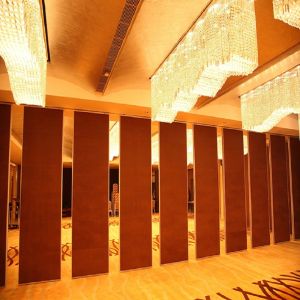 Acoustic Folding Partition Walls for Banquet Hall Decorative / Acoustic Room