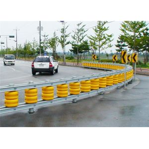 PU Material Highway Safety Roller Barrier For Traffic Protection