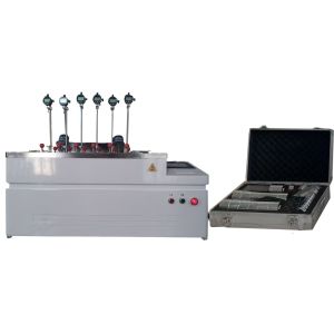 Six Frame HDT VICAT Softening Point Tester For Plastics / Rubber / Nylon /