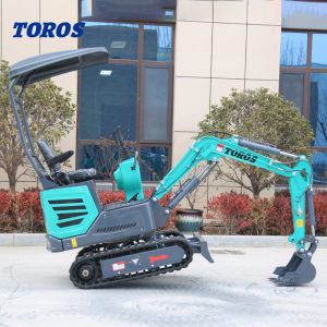 Multifunctional 180mm Track Width Mini Hydraulic Excavator 1200kg