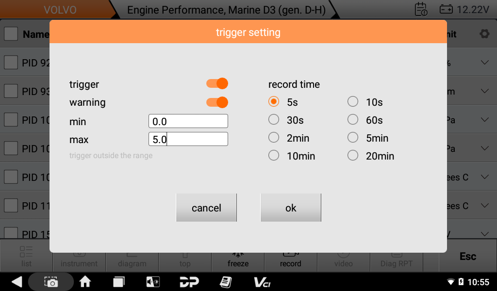 OBDSTAR ISCAN PRO SERIES for VOLVO Marine Diagnostic Scanner