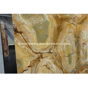 China Luxury Yellow Wood Quartzite Tile,  Yellow Wood Quartzite Tile on sale