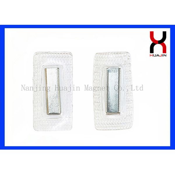 Permanent Rectangle Hidden Magnetic Snaps , Customized Size Sew In Magnets