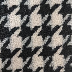 Garment Sherpa Fleece 100% Polyester Yarn Dyed 300GSM Fabric Sherpa