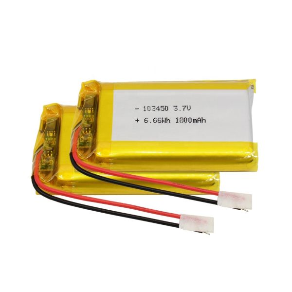 103450 3.7v 1800mAh 2000mAh Rechargeable Lipo Battery IEC62133 UN38.3 Approved