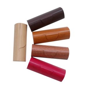 rigid hard optical frame cases with wooden imitation leather