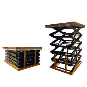 Buy cheap 4800mm 500kg Multi Stationary Electric Hydraulic Scissor Lift from wholesalers