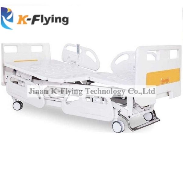 Buy Three Functions Adjustable Medical Furniture ICU Electric Medical Bed at wholesale prices