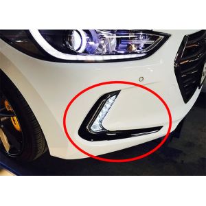 OE Fog Lamp Frame with Drl Daytime Running Lights for Hyundai 2016 Elantra