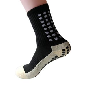 Anti Slip Football Socks with Acceptable OEM and Medium Thickness