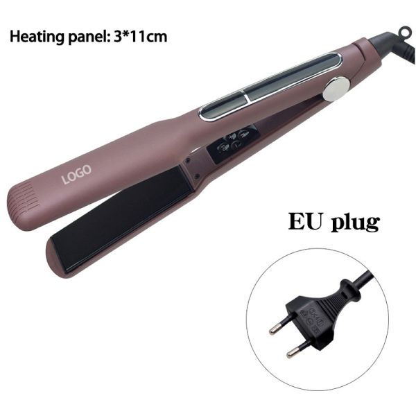 45W/60W MCH Fast Heating Technology 2 in 1 Hair Straightener LCD Display Flat