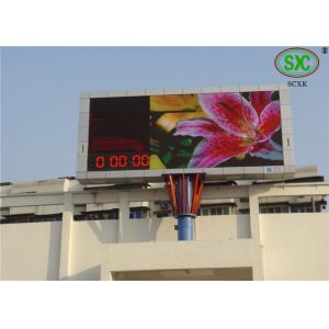 China High Refresh Frequency Electronic Full Color P10 Programmable Outdoor LED Video Display Board on sale