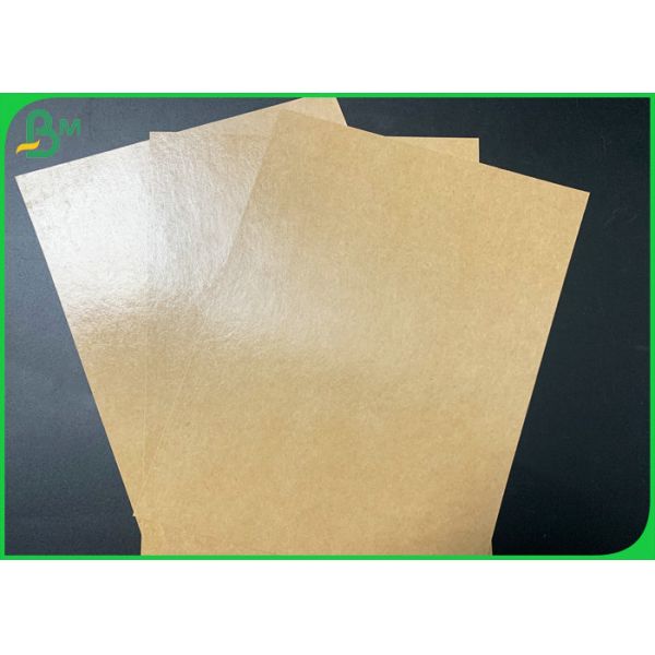 High Stiffness 300gsm Brown Kraft Paper With PE Coated For Making Lunch Box 