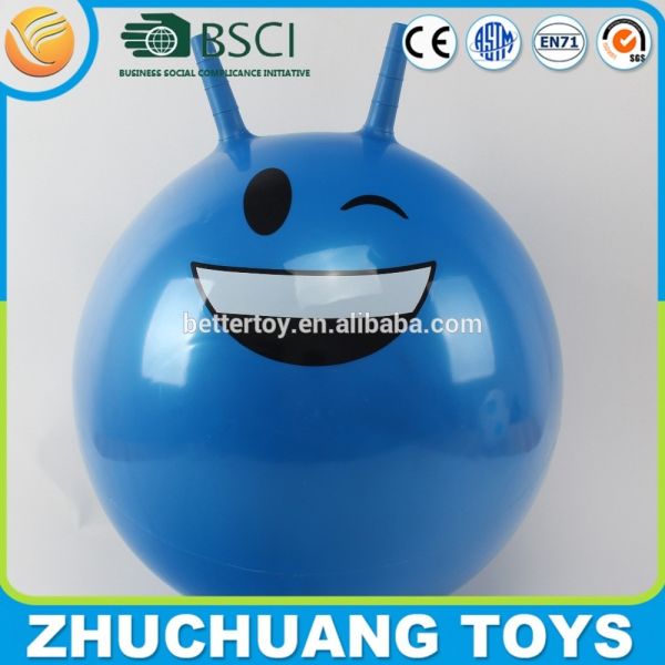 Buy smile face logo hopper jumping ball exercise adults at wholesale prices