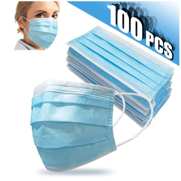 Sterile 3 Ply Face Mask Lifting Lug Design Flexible Adjustable Earrings
