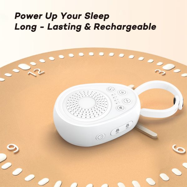 Portable Baby Noise Machine For Stroller White Noise Sound Machine For Sleeping