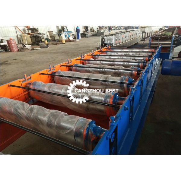 Corrugated Roof Sheet Steel Making Cold Roll Forming Machine With High Speed