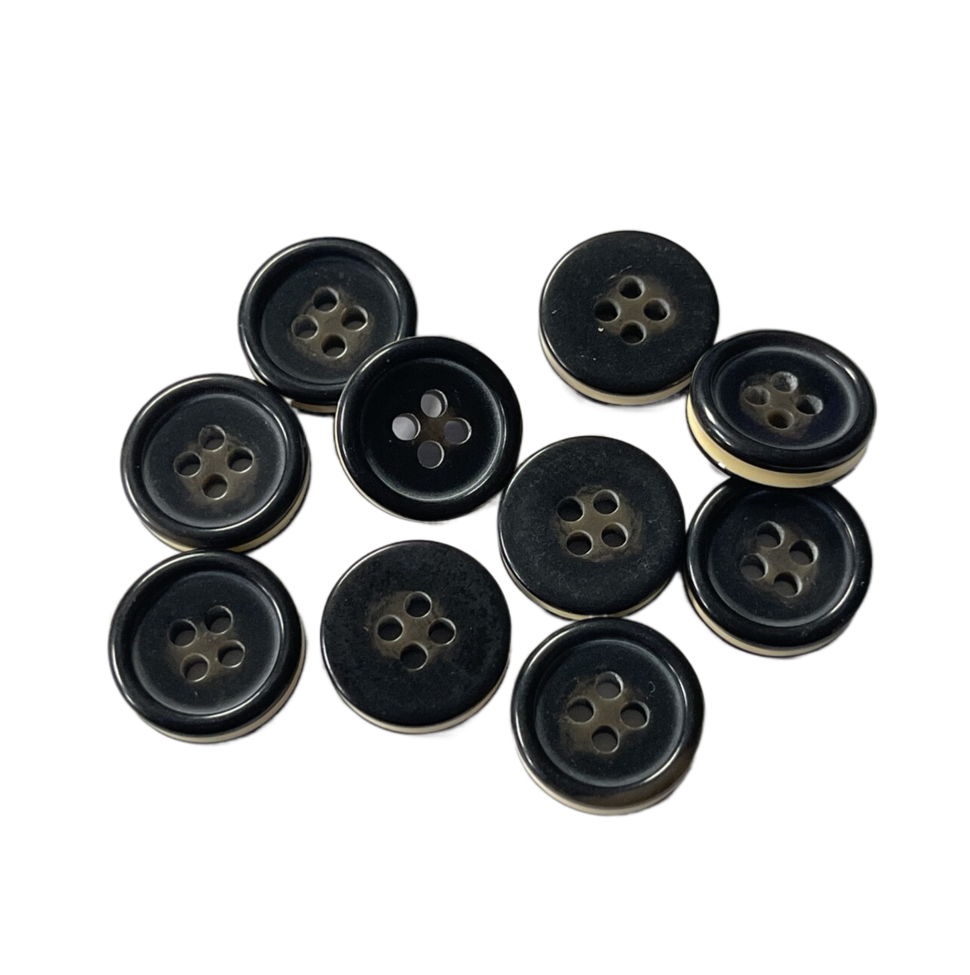 Special Edge On Yellow Color Plastic Coat Buttons 28L Use For Coat Sweater