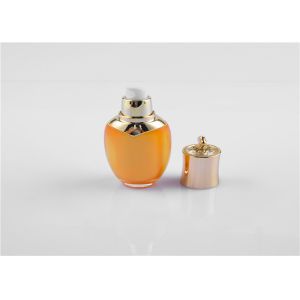 Double Chamber Airless Cosmetic Bottles Green Spray Filling Acrylic 10ml