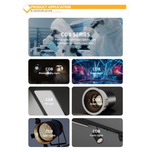 50W+50W Dimmable COB 2700k+6500k Chip 28*28mm 1400mA Ra95 High Power LED Diode