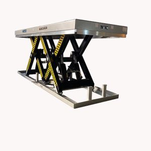 Transverse Hydraulic Double Scissor Lift Table