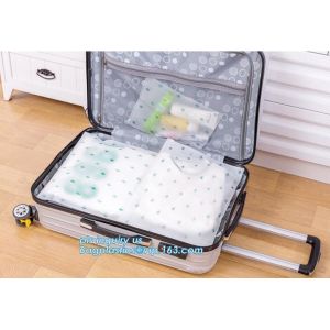 Slider Lock Zipper One Side Clear Plastic Bags Suppier For Underwear, Natural