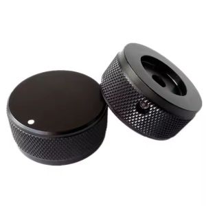 China Solid Aluminum Electronic Accessory Potentiometer Knob Volume Control Knob on sale