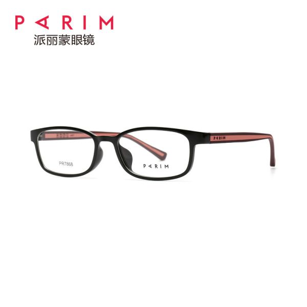 Buy Red Black Eyesight Glasses Frames , Prescription Eyewear Frames Black TR at wholesale prices