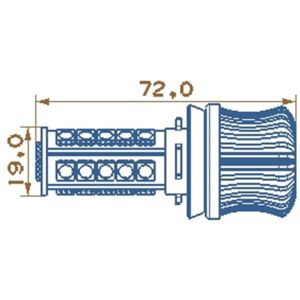 Epistar-5050*27 H8 Fog Lamp