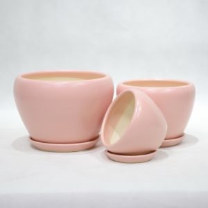 Elegant Round Ceramic Pots For Your Home Or Business Various Sizes Available