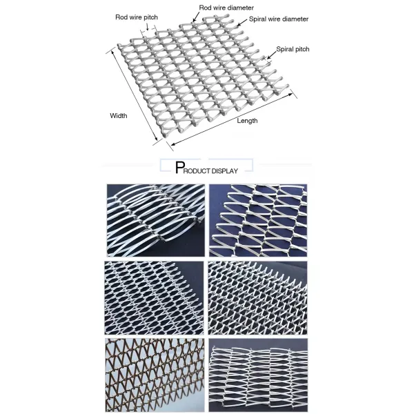 Stainless Steel 304 Food Grade Plain Dutch Weave Mesh Wire Screen For Conveyor Belt
