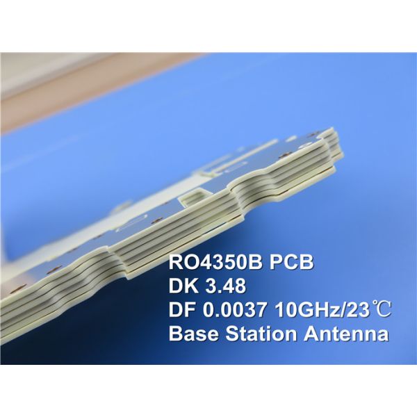 Double-Sided 10mil RF PCB Made Of RO4350B Laminates With Immersion Silver