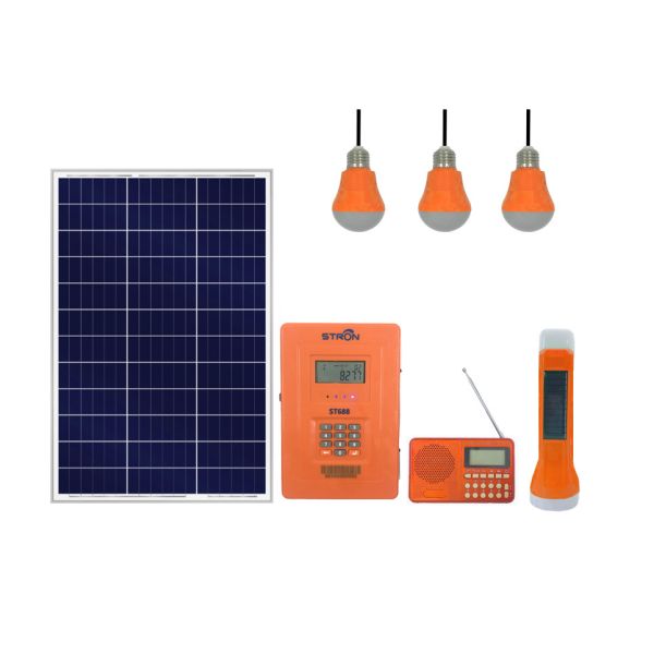 Buy DC12V Residential Solar Power System With 76.8Wh LiFePO4 Battery at wholesale prices