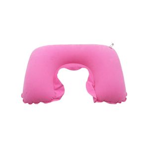 44 * 27cm Waterproof Inflatable Travel Neck Pillow For Camping / Outdoor