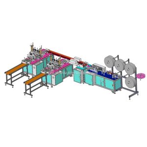 Quality Anti Rust Semi Auto Disposable Mask Making Machine Single Man Operation for sale