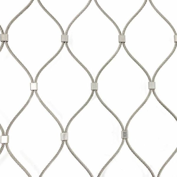 Buy Customizable Black Oxide Cable Mesh with 60 Degree Mesh Angle and 1.2mm 4.0mm Wire Dia at wholesale prices