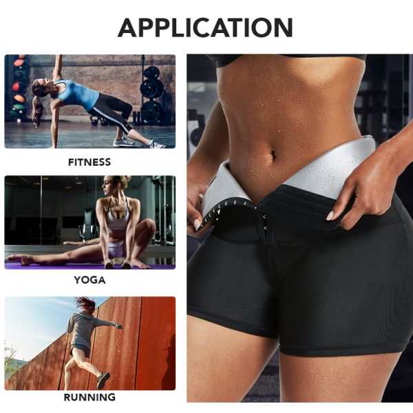 Women's Tummy Control Sauna Shorts HEXIN Free Sample Neoprene Shaper with Butt Lifter