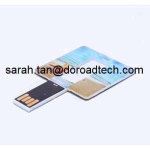 Plastic Mini Card USB Flash Drives, Real Capacity Guaranteed