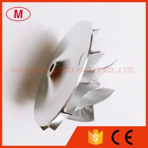 T04E 57.04/76.07mm 7+7 blades high performance turbocharger billet/milling