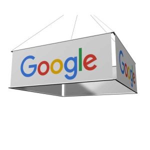 14ft 20ft Rectangular Overhead Hanging Trade Show Signs Ceiling Banners