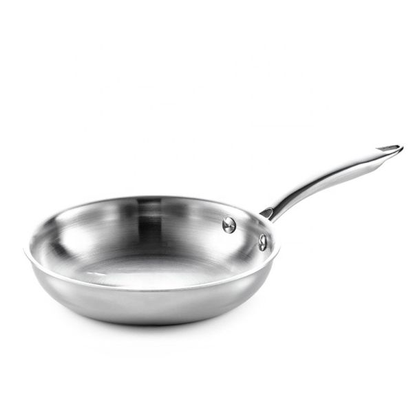 Buy 304 Stainless Steel Stovetop Frying Pan Nonstick Sustainable at wholesale prices
