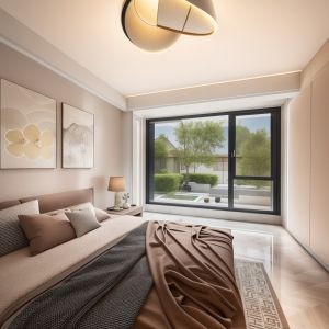 Dustproof Side Hung Aluminium Windows / Tempered Glass Casement Window