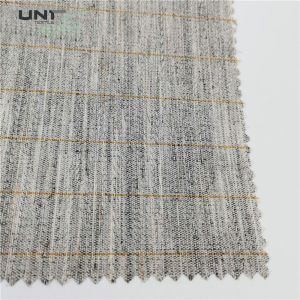 Plain Twill Plain Single / Double Sided Hair Interlining Fusing Knitted