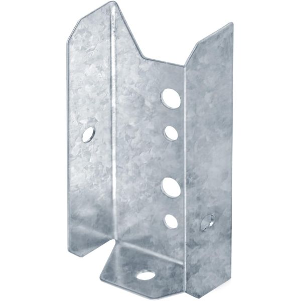 Galvanized Steel 2x4 Brackets for Wood Rail Heavy Duty MULTI Fence Bracket Repair Kit